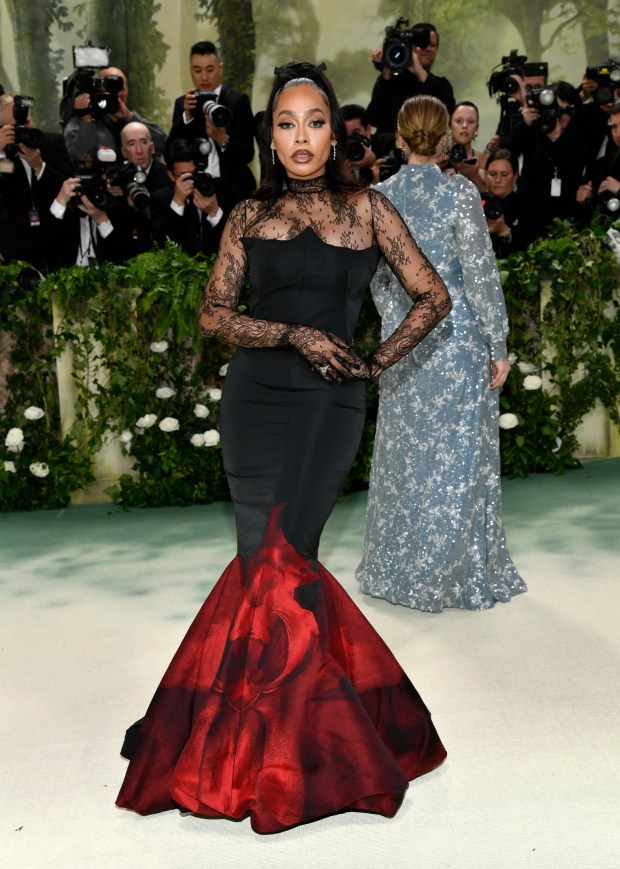 La La Anthony attends The Metropolitan Museum of Art's Costume Institute benefit gala celebrating the opening of the "Sleeping Beauties: Reawakening Fashion" exhibition on Monday, May 6, 2024, in New York.