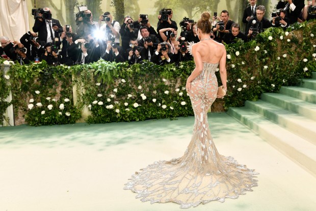Jennifer Lopez attends The Metropolitan Museum of Art's Costume Institute benefit gala celebrating the opening of the "Sleeping Beauties: Reawakening Fashion" exhibition on Monday, May 6, 2024, in New York.