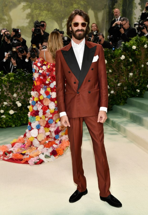 Leonardo Maria del Vecchio attends The Metropolitan Museum of Art's Costume Institute benefit gala celebrating the opening of the "Sleeping Beauties: Reawakening Fashion" exhibition on Monday, May 6, 2024, in New York.