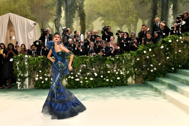 Zendaya attends The Metropolitan Museum of Art's Costume Institute benefit gala celebrating the opening of the "Sleeping Beauties: Reawakening Fashion" exhibition on Monday, May 6, 2024, in New York.
