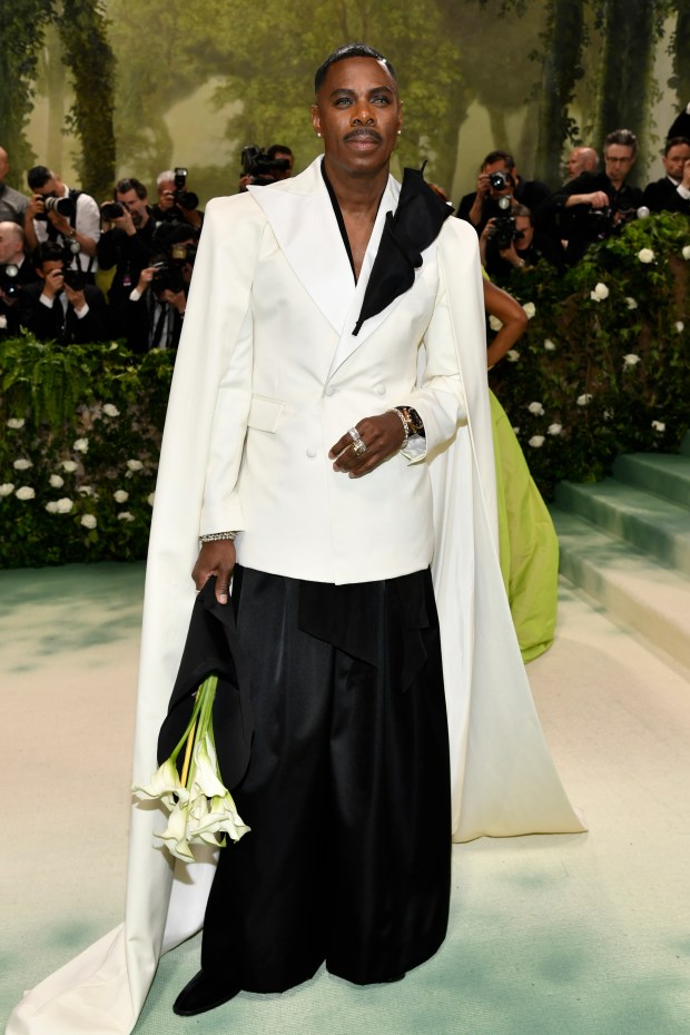 Colman Domingo attends The Metropolitan Museum of Art's Costume Institute benefit gala celebrating the opening of the "Sleeping Beauties: Reawakening Fashion" exhibition on Monday, May 6, 2024, in New York.