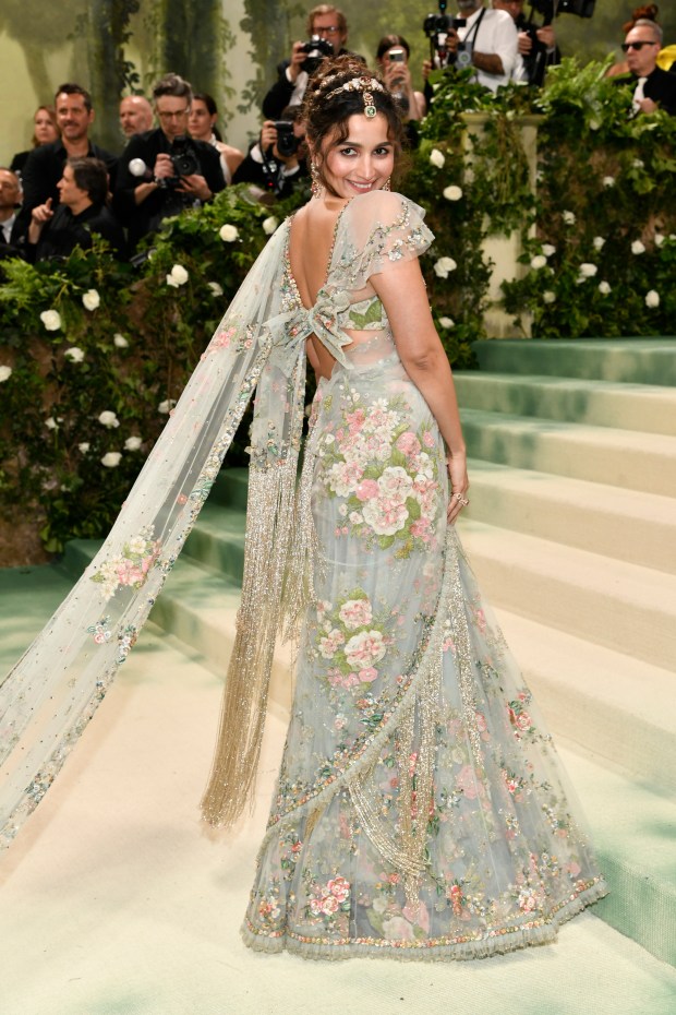 Alia Bhatt attends The Metropolitan Museum of Art's Costume Institute benefit gala celebrating the opening of the "Sleeping Beauties: Reawakening Fashion" exhibition on Monday, May 6, 2024, in New York.
