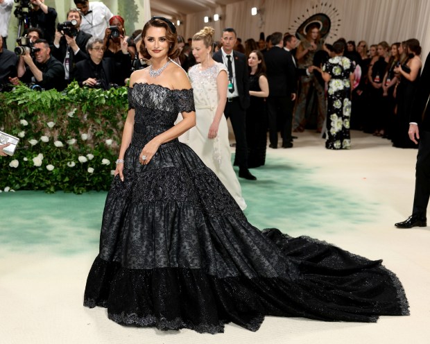 Penélope Cruz attends The 2024 Met Gala Celebrating "Sleeping Beauties: Reawakening Fashion" at The Metropolitan Museum of Art on May 06, 2024 in New York City.