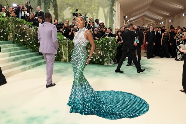 Gabrielle Union attends The 2024 Met Gala Celebrating "Sleeping Beauties: Reawakening Fashion" at The Metropolitan Museum of Art on May 06, 2024 in New York City.