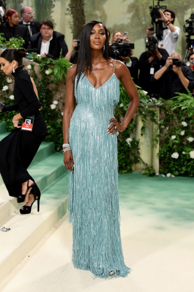 Naomi Campbell attends The 2024 Met Gala Celebrating "Sleeping Beauties: Reawakening Fashion" at The Metropolitan Museum of Art on May 06, 2024 in New York City.