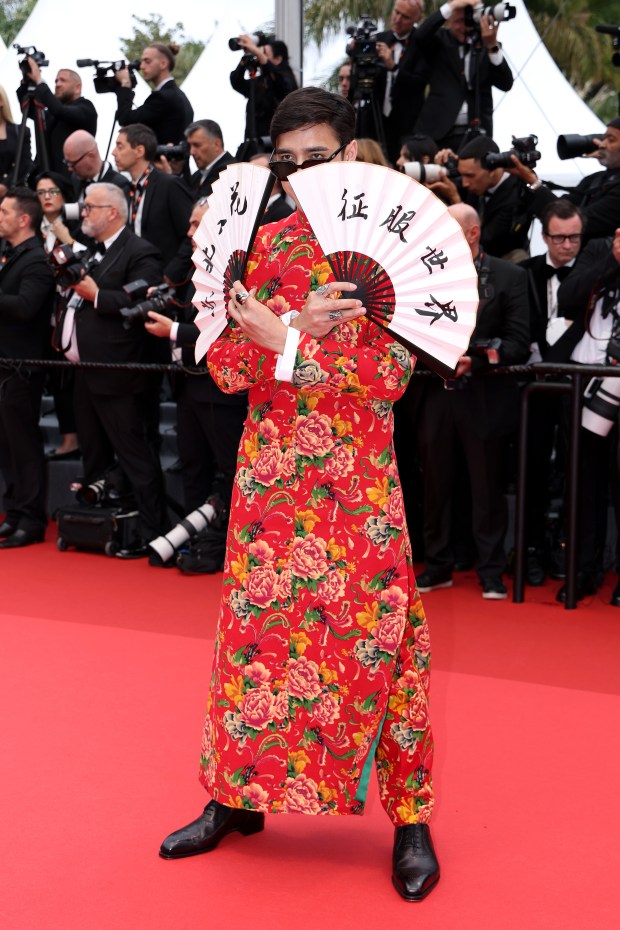 CANNES, FRANCE - MAY 14: Miles Moretti attends "Le Deuxième Acte" ("The Second Act") Screening & opening ceremony red carpet at the 77th annual Cannes Film Festival at Palais des Festivals on May 14, 2024 in Cannes, France. (Photo by Pascal Le Segretain/Getty Images)