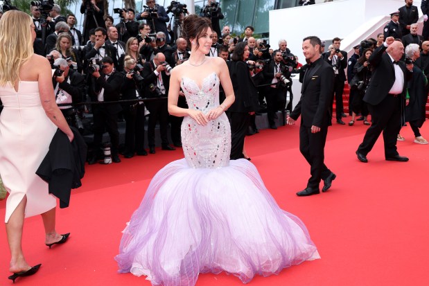CANNES, FRANCE - MAY 14: Lana Khachiyan attends "Le Deuxième Acte" ("The Second Act") Screening & opening ceremony red carpet at the 77th annual Cannes Film Festival at Palais des Festivals on May 14, 2024 in Cannes, France. (Photo by Pascal Le Segretain/Getty Images)