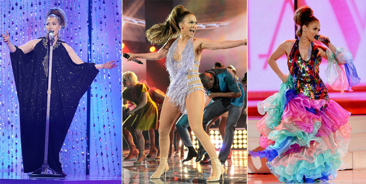 Jennifer Lopez paid dazzling tribute to Queen of Salsa Celia Cruz at the 2013 American Music Awards, where she entertained the star-filled crowd with not only her amazing vocals and dance moves, but also with her outstanding costume changes. Jennifer Lopez paid dazzling tribute to Queen of Salsa Celia Cruz at the 2013 American Music Awards, where she entertained the star-filled crowd with not only her amazing vocals and dance moves, but also with her outstanding costume changes.