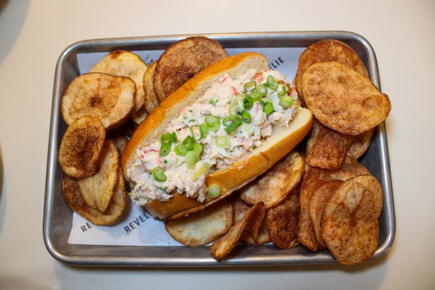 The lobster roll from Revelie Luncheonette. (Kaitlyn Rosati for New York Daily News)