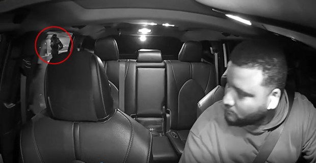 An outraged passenger jumped out of a moving livery cab and fired five shots at cab driver Eufelix Jiminian (right) during a crazy caught-on-video attack on May 3, 2024, on Bronx Blvd. and Carpenter Ave. in the Bronx after the two began arguing over a $17 fare.