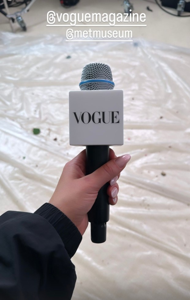 Ashley Graham, who will host at the Met Gala, shares a behind the scene look from the carpet on Monday, May 6, 2024.