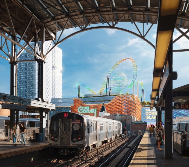 "The Coney" rendering proposal for Coney Island in Brooklyn. (Courtesy of FXCollaborative and Neoscape)