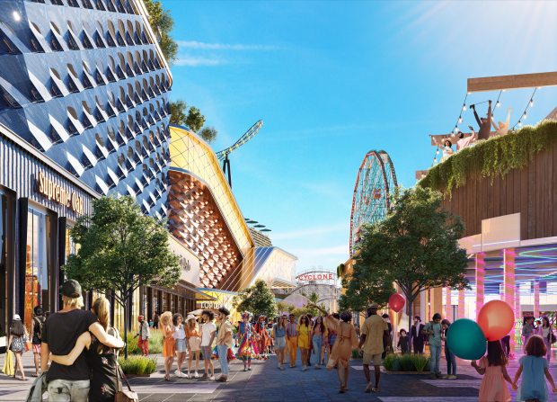 "The Coney" rendering proposal for Coney Island in Brooklyn. (Courtesy of FXCollaborative and Neoscape)