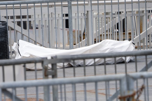 NYPD Scuba Team recovered a body from the East River in Brooklyn on Monday May 13, 2024. 1049. The body was brought to the ferry dock at North 5th Street. (Theodore Parisienne for New York Daily News)