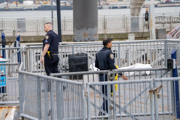 NYPD Scuba Team recovered a body from the East River in Brooklyn on Monday May 13, 2024. 1049. The body was brought to the ferry dock at North 5th Street.
