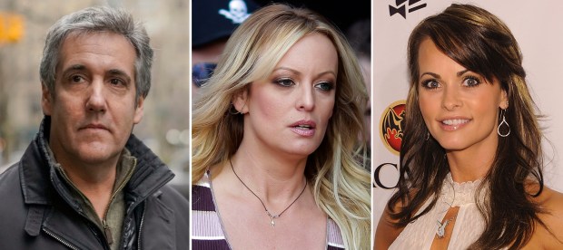 Michael Cohen, Stormy Daniels, and Karen McDougal. (AP and Getty)